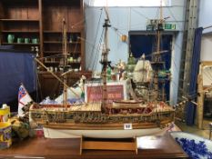 A model of a Tall Ship