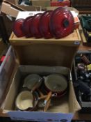 Boxed Le Creuset pan set