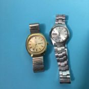Two Gent's wristwatches, Seiko and Rotary