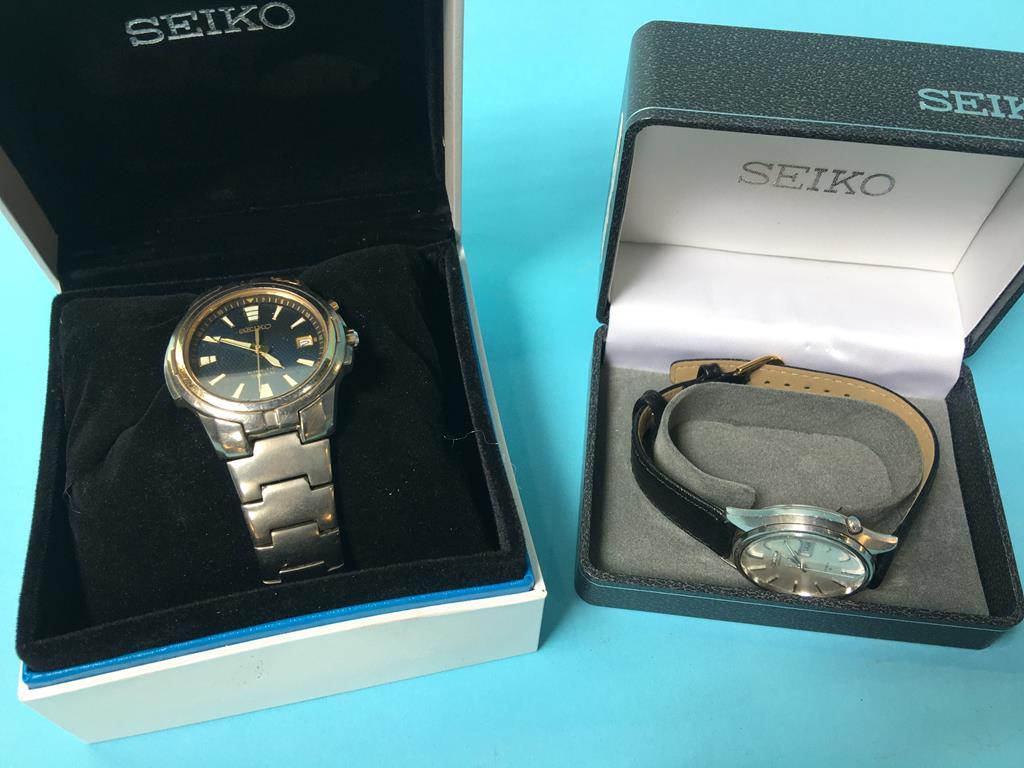 Two boxed Gent's Seiko wristwatches - Image 2 of 2