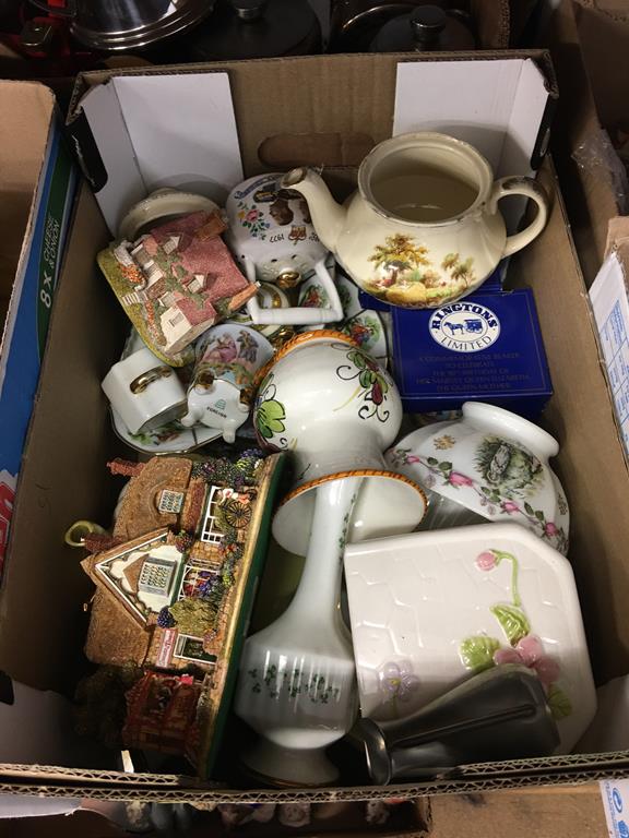 Six boxes of assorted china etc. - Image 3 of 6