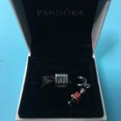 Two Pandora charms