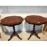 Pair of Italian style occasional tables