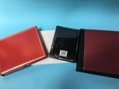 Four post card albums and contents