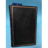 A large leather bound and gilt Bible