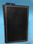 A large leather bound and gilt Bible