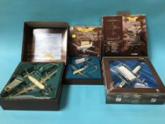 Three boxed Corgi Classics model aircraft