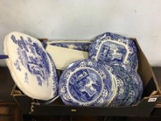 A quantity of Spode 'Italian' china