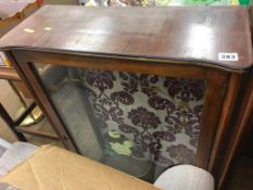 A teak china cabinet