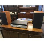 A Bang and Olufsen Beocentre 3500 and speakers