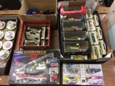 A collection of Die Cast toys