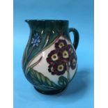 A Moorcroft water jug, decorated by Philip Gibson