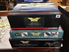 Three boxed Corgi Classics 'The Aviation Archive' model aeroplanes