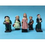 Five Royal Doulton Dickens figures