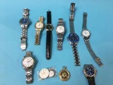 A collection of gents wristwatches etc.