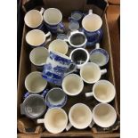 A quantity of Spode 'Italian' mugs