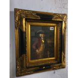 Two reproduction gilt framed pictures