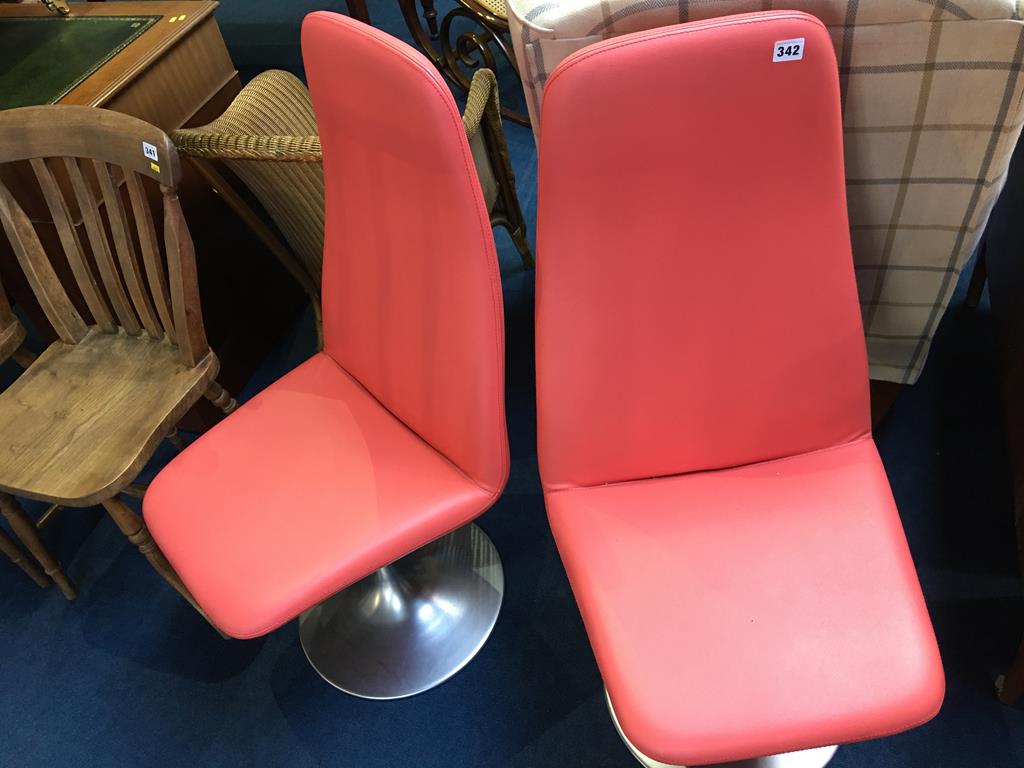 A pair of modern Johanson design chairs