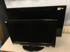 Two flat screen TVs