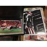 Assorted SAFC ephemera, to include autographs