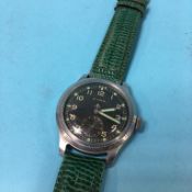 A gents Military Cyma style wristwatch