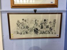 Print, Robert Olley, 'The Sunday League', 30 x 63cm