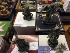 Four boxed Myth and Magic figures