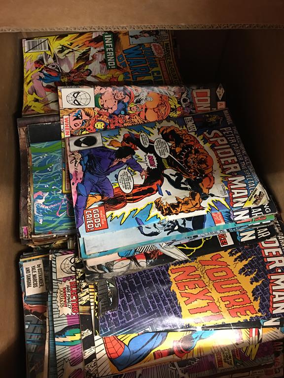 Three boxes of comics, to include Marvel and DC etc. - Image 3 of 4