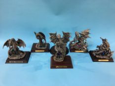 Six Myth and Magic figures