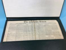 The Times' folder and newspapers