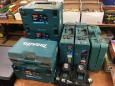 A quantity of Makita power tools