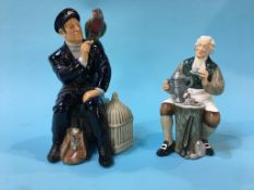 Two Royal Doulton figures; 'Shore Leave' and 'The Tin Smith'