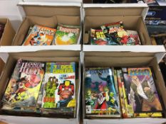 Four boxes of comics, to include Marvel, DC, First etc.