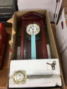 A boxed as new Widdop wall clock