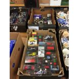 Two boxes of Die Cast toys