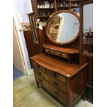 A walnut dressing chest