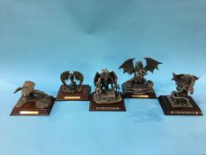 Six Myth and Magic figures