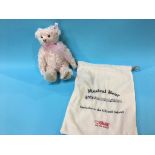 A boxed Steiff Musical Bear, 'Candle in the Wind', with bag, Limited edition 02820/4000