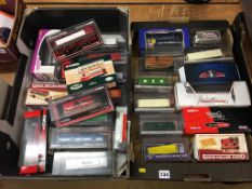 Two trays of Die Cast toys