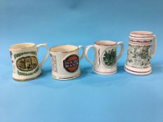 Four Vaux tankards