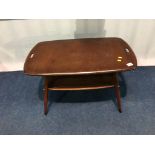 An oak Ercol coffee table