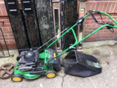 A John Deere petrol lawnmower