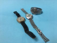 Three Gents wristwatches: two Timex and a Sekonda (3)
