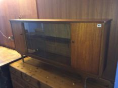 A teak bookcase