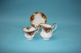 A Royal Albert 'Old Country Roses' tea service