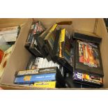 Sega Mega Drive and collection of games