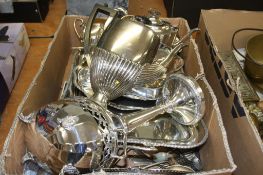 Quantity of silver plate