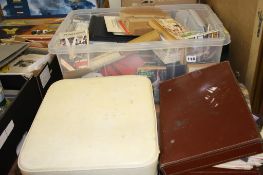 Three boxes of assorted ephemera etc.