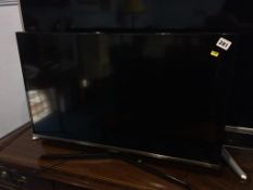 A Samsung 32" television, no remote