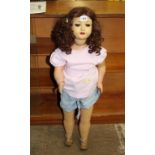 A doll, 89cm high